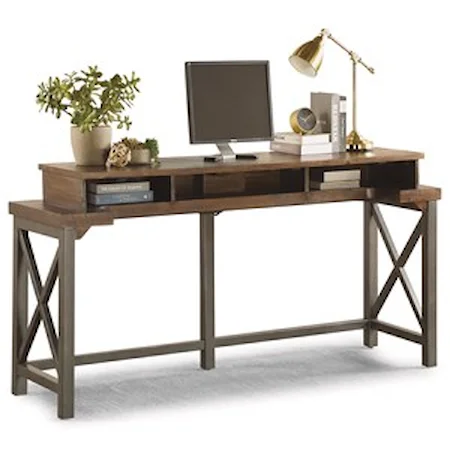 Industrial Work Console with USB Ports and Outlets